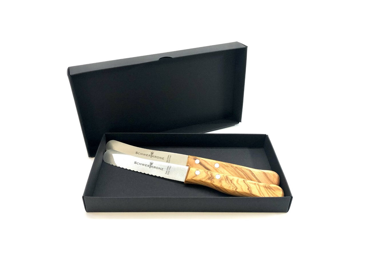 2er Set Brötchenmesser in Geschenkbox - Elysera