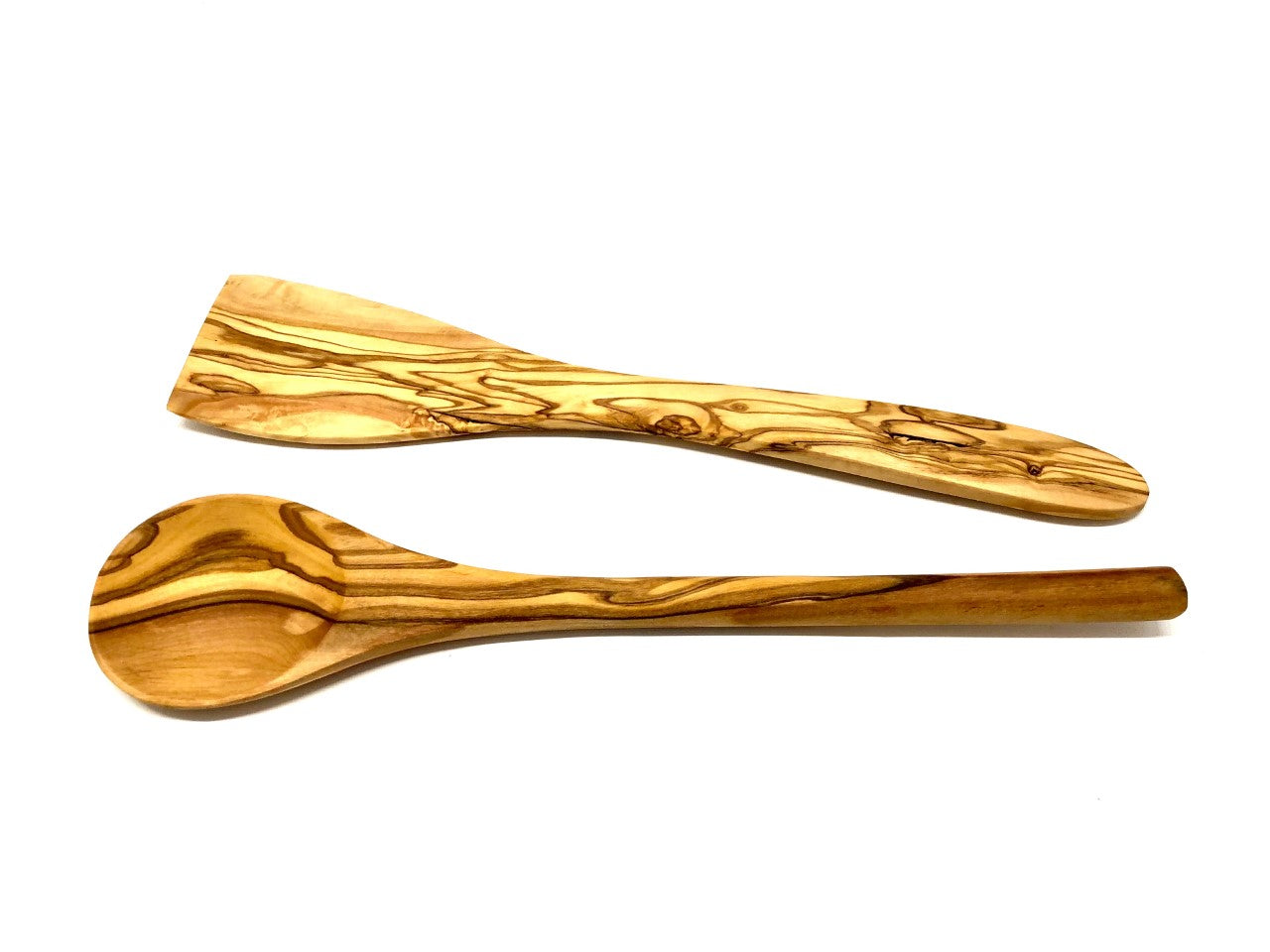 2tlg. Kochlöffel-Set aus Olivenholz - Elysera