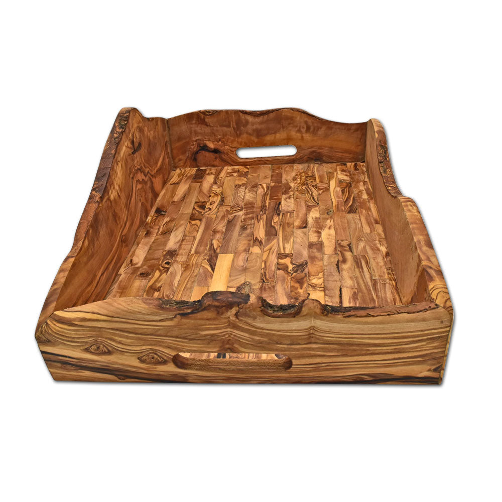 Rustikales Servier-Tablett (44 × 30 cm) - Elysera