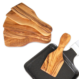 Raclette-Schaber aus Olivenholz - Elysera